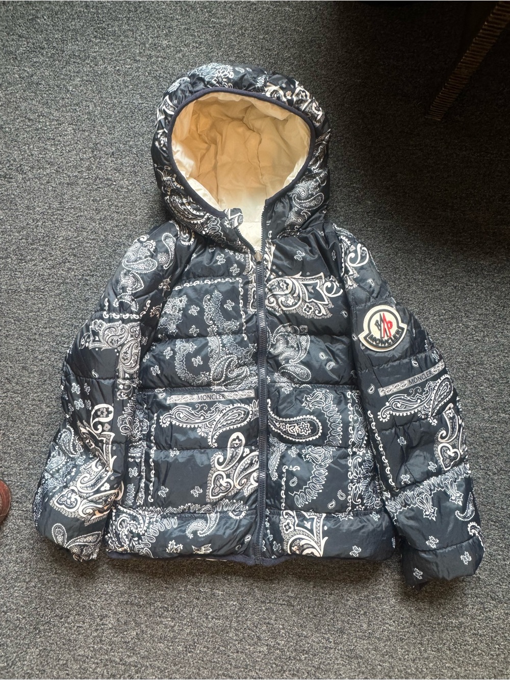 MONCLER reversible jacket xs